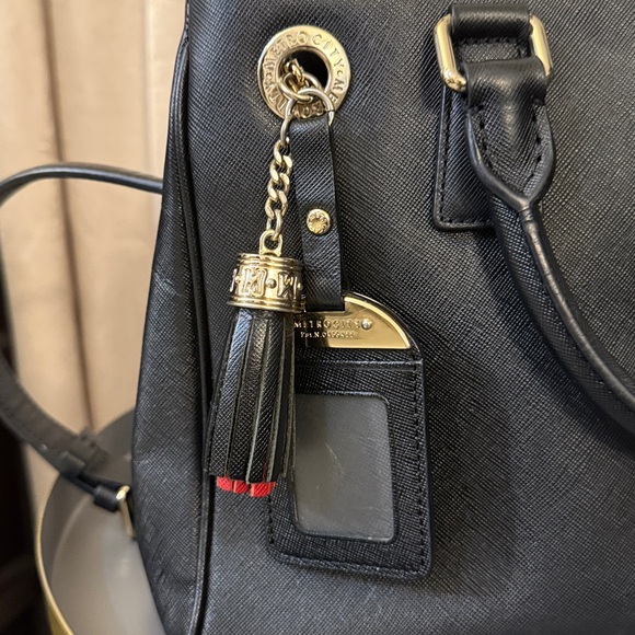 Metrocity medium saffiano top handle 2 way bag. Top handle and should strap. - Picture 4 of 8